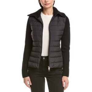 Moncler Womens  Wool Jacket, Black
